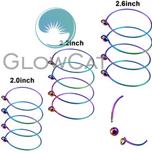 Rainbow 1.5mm Expandable Wiring Bangles Bracelet Steel Wire Blank Bracelets Bangles For Kids Women DIY Charms Locket Pendants 2024 - buy cheap