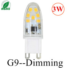 New Dimming G9 led corn lamp AC220V 3W  2835LED Crystal Silicone Candle Replace 20W halogen lamps Christmas light  bulb 2024 - buy cheap