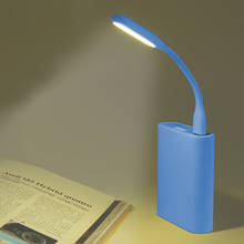 Mini Creative USB LED Book Light Summer Flexible Foldable USB LED Lamp Power Bank Computer Notebook 5V 1.2W Dropshipping 2024 - buy cheap