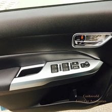 Для 2015 Suzuki Vitara 2016 2017 дверной оконный переключатель Крышка отделка подлокотник панель украшение хромированные наклейки аксессуары для стайлинга автомобилей 2024 - купить недорого