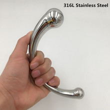316 Stainless Steel Anal Dildo Butt Plug P Spot Stimulator G Spot Wand Massage Stick Pure Metal Penis Anal Sex Toy For Women Men 2024 - buy cheap