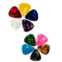 1000pcs Durable Assorted Colors Celluloid Guitar Picks Music Bass Guitar 0.46mm/0.71mm/0.96mm/1.2mm/1.5mm 2024 - buy cheap