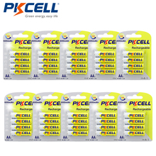 40Pcs/lot pkcell AA NiMh Recharegable Battery 2A 600mAh 1.2V over 1000 times cycles for Toys Flashlight,Remote Control 2024 - buy cheap