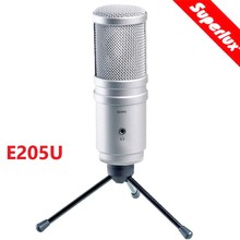 Original Superlux E205U USB Condenser microphone professional for broadcasting and recording with table stand as gift 2024 - buy cheap