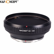 Крепление K & F для объектива камеры, адаптер, кольцо для крепления объектива Hasselblad к корпусу камеры Nikon F 2024 - купить недорого