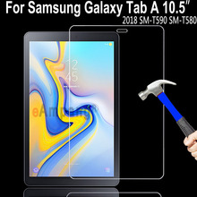 Protector de pantalla de vidrio templado A prueba de explosiones para tableta Samsung Galaxy Tab A A2 10,5 2018 T590 T595 SM-T590, 9H HD 2024 - compra barato