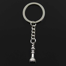 Keychain Chess King Queen Rook Knight Bishop Pawn Pendants DIY Men Jewelry Car Key Chain Ring Holder Souvenir For Gift 2024 - buy cheap