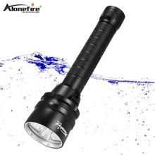 AloneFire DV34 фонарик для дайвинга 5x Dive XML L2 светодиодный водонепроницаемый подводный дайвинг дайвер linternas Light Lamp 2024 - купить недорого