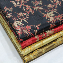 Hlqon 75cm de largura fio de brocado tecido de bambu tingido para patchwork cheongsam feltro tecido lençol vestido de cama casaco infantil 2024 - compre barato