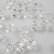 Frete grátis! 576 pçs/lote 5 mm Crystal clear cor chineses Top qualidade de cristal Bicone Beads 2024 - compre barato