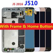 For Samsung Galaxy J5 2016 J510 LCD Display Touch Screen J510FN J510F J510M J510H/DS Adjust Brightness Frame Home Side Button 2024 - buy cheap