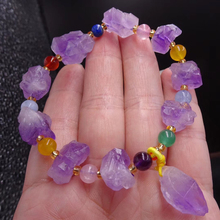 natural amethysts stone beads bracelet natural energy stone jewelry for woman for gift wholesale ! 2024 - buy cheap
