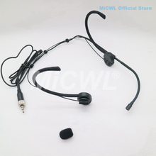 Micrófono de auriculares para Sennheiser G2, G3, G4, auriculares plegables, transmisor inalámbrico BeltPack, MiCWL E6i 2024 - compra barato