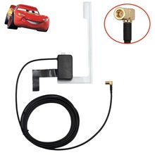 Antena universal embutida para vidro de carro dab, adesivo digital para rádio e antena smb 2024 - compre barato