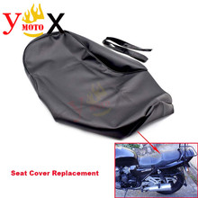 Black PU Leather Motorcycle Seat Cover Cushion Guard Protection Waterproof Replacement For Yamaha XJR1200 XJR 1200 2024 - buy cheap