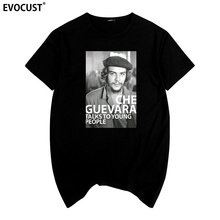 Che Guevara retro Cuba Comunista Rip Verão T-shirt da cópia de Algodão Homens T camisa Nova das mulheres T 2024 - compre barato