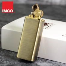Оригинальная керосиновая Зажигалка IMCO в стиле ретро, латунная бензиновая ветрозащитная зажигалка, оригинальная бензиновая Зажигалка для сигарет, сигар 2024 - купить недорого