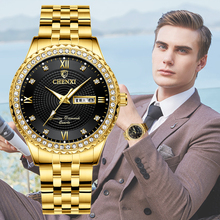 CHENXI-Reloj de pulsera de cuarzo para hombre, cronógrafo de acero inoxidable dorado, de lujo, a la moda 2024 - compra barato