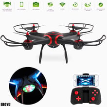 EBOYU S7 2.4Ghz WiFi FPV Drone with Unique Colorful LED Flash Lights Altitude Hold One-Key Return RC Quadcopter Drone 2024 - buy cheap