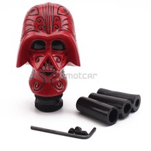 Universal Fit Stick Lever Knob Manual Automatic Red Darth Vader Vehicle Car Gear Shift Knob Shifter Lever 2024 - buy cheap