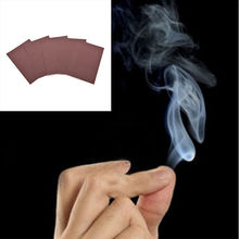 Close-up truques de magia adereços fantasia dedo dicas para fumaça inferno fumaça truque tour de magie bebê crianças brinquedos 2024 - compre barato