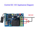 Porta de acesso ao Sistema de Controle DC 12 V 1CH Interruptor de Controle Remoto Receptor Transmissor 433.92 Mhz 315 MHZ código de Aprendizagem - foto 2026