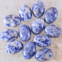 20x15MM Oval Natural Bead Stone Blue Sodalite CAB Cabochon For Jewelry Making Necklace Pendant Bracelet Earrings 5Pcs K1516 2024 - buy cheap