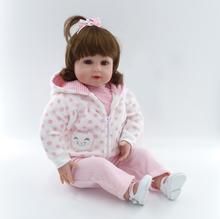 Muñecas Reborn de silicona de 50cm para niñas, juguete de bebé Real, Princesa, muñecas, muñecas, juguetes para niñas 2024 - compra barato