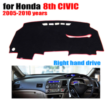 free shipping!!! car dashboard covers mat Right hand drive dash mat For Honda Old Civic 2005 to 2010 year 2024 - buy cheap