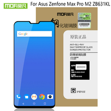 Закаленное стекло для Asus Zenfone Max Pro M2 ZB631KLGlass MOFi Оригинальное Для Zenfone Max Pro M2 ZB631KL защита для экрана полное покрытие стекло 2024 - купить недорого