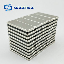 Grade N42 NdFeB Magnet Block 30x10x2 mm Rectangle  Neodymium Permanent Magnets Rare Earth Magnets 2024 - buy cheap