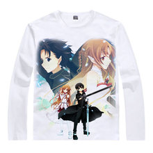 Camiseta de Sword Art Online, camiseta de Titania, camisetas coloridas, camisa con estampado de accesorios de Anime para mujer, camisetas blancas de manga larga a 2024 - compra barato
