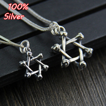 Genuine S925 Sterling Silver Color Six-pointed Star Pendant Couple Men Women Pendant Retro Thai Silver Jewelry Necklace Pendant 2024 - buy cheap