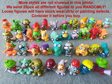 * Отправка RANDAM * партия! Мягкие пластиковые фигурки Zomlings Monster Zombie, коллекция игрушек для детей, 20 шт./компл., 3 см 2024 - купить недорого