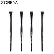 Zoreya-brochas de maquillaje de pelo sintético de alta calidad, pincel de maquillaje portátil, Sin crueldad, para ojos 2024 - compra barato