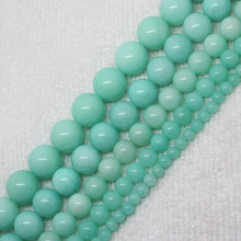 Amazonite Color Jades 4-12mm Round Loose Beads 15",BeadsFor DIY Jewelry Making !We provide mixed wholesale for all items! 2024 - buy cheap