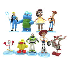 Forky 4 Figura Woody Buzz Lightyear Jessie Toy Story Alienígena Figuras de Ação Colecionáveis Da Boneca Modelo Crianças Brinquedos infantis Presente 2024 - compre barato