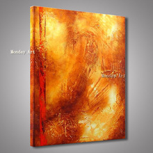 Home Decoration abstract painting Wall Picture For bedRoom handmade Nordic Style Gold Oil Painting on Canvas wall Art picture 2024 - buy cheap