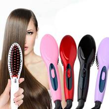 Ceramic Electric hair straightener brush Hair Care Styling hair straightener Comb Auto Massager Straightening Irons Simply Fast 2024 - buy cheap