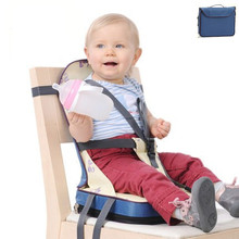 Bolsa de silla de comedor para bebé, asiento portátil para niño pequeño, tela impermeable, plegable de viaje para bebé, cinturón de seguridad, silla alta de alimentación 2024 - compra barato