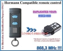 1piece HORMANN (Blue buttons compatible) HSE2 868Mhz Garage Door/Gate Remote Control Replacement/Duplicator beautiful 2024 - buy cheap