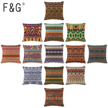 Creative Toss Pillow Kilim Cushion Case Oriental Wedding 17.7Inch Cotton Linen Gifts For Students Printing Pillows 2024 - buy cheap