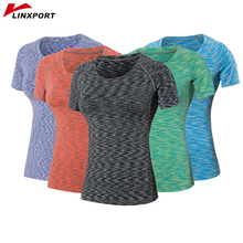 Running Shirts for Womem Tops Short Sleeve T Shirt Sport Fitness Tights Gym Sweatshirts Quick Drying Yoga Tees Training Clothing 2024 - buy cheap