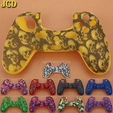 JCD 1pcs Skull Soft Silicone Rubber Protective Case Cover For Sony PlayStation Dualshock 4 PS4 for PS4 Pro Slim Controller 2024 - buy cheap