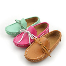 New Children Shoes Loafers Baby Toddler Casual Moccasins Princess Girls Boys Genuine Leather Parental Dress Shoes Kids 02B 2024 - buy cheap