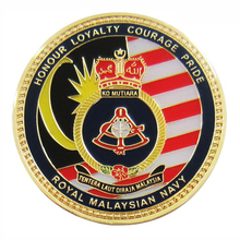 2D/3D  Royal Navy Challenge Coin with Imitation Hard/Soft Enamel & Epoxy 2024 - buy cheap