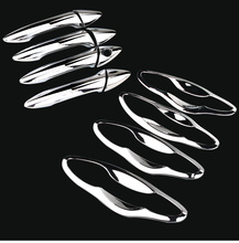FUNDUOO For Hyundai i30  2012 2013 2014 2015 2016 New Chrome Car Door Handle Cover + Cup Bowl Trim Sticker Car Styling 2024 - buy cheap