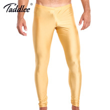 Taddlee Brand Sexy Long Pants Pencil Tight High Stretch Men Bottoms Active Jogger Pants Gay Men's Workout Legging Full Length 2024 - buy cheap