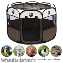 Portable Folding Pet Carrier Tent Dog House Playpen Multi-functionable Cage Dog Easy Operation Octagon Fence Breathable Cat Tent 2024 - buy cheap