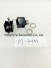 Yyt 3.5mm PJ-301M com uma porca rosqueada pj301m 3.5mm conector de áudio fêmea 3 pinos dip fone de ouvido jack soquete mono canal 2024 - compre barato